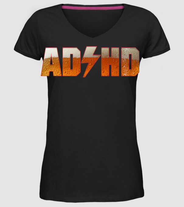 ADHD | ModerneImageArt | MIA minta fekete pólón